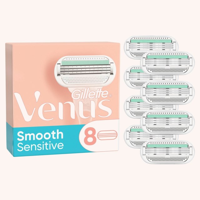 Smooth Sensitive Razor Blades 8 pack