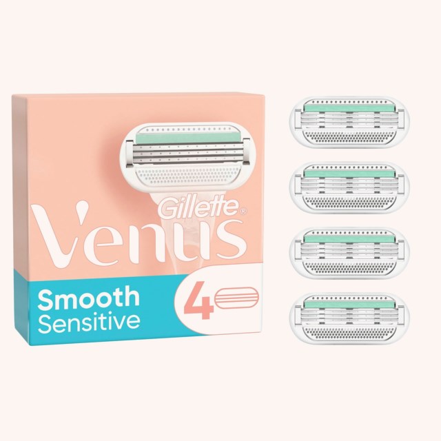Smooth Sensitive Razor Blades 4 pack