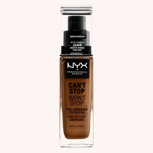 Can't Stop Won't Stop Foundation Warm Mahogany