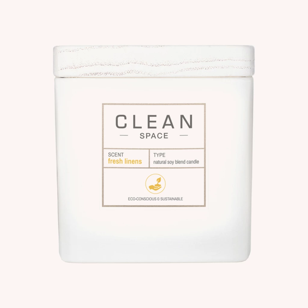 Space Scented Candle Fresh Linens