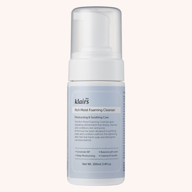 Rich Moist Foaming Cleansing Mousse 100 ml