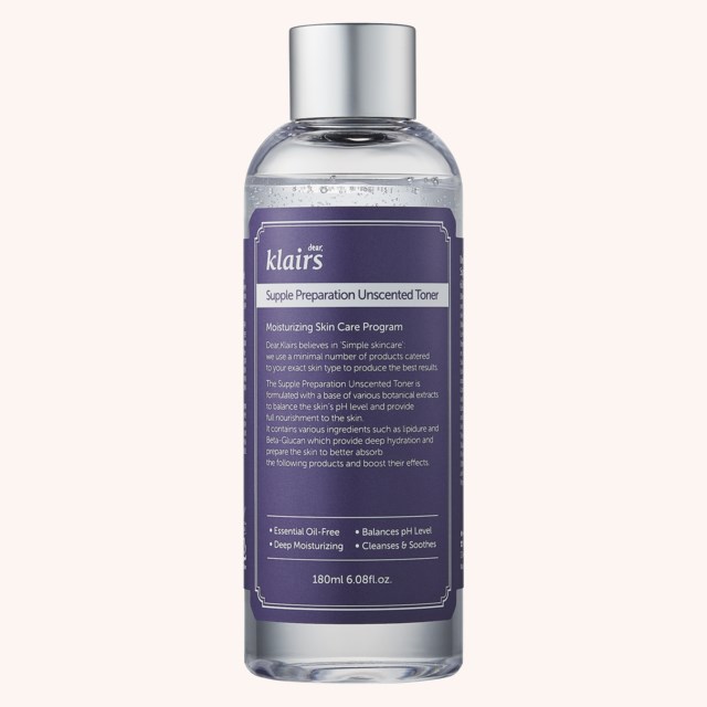 Supple Preparation Unscented Facial Toner 180 ml Supple Preparation Unscented Facial Toner 180 ml