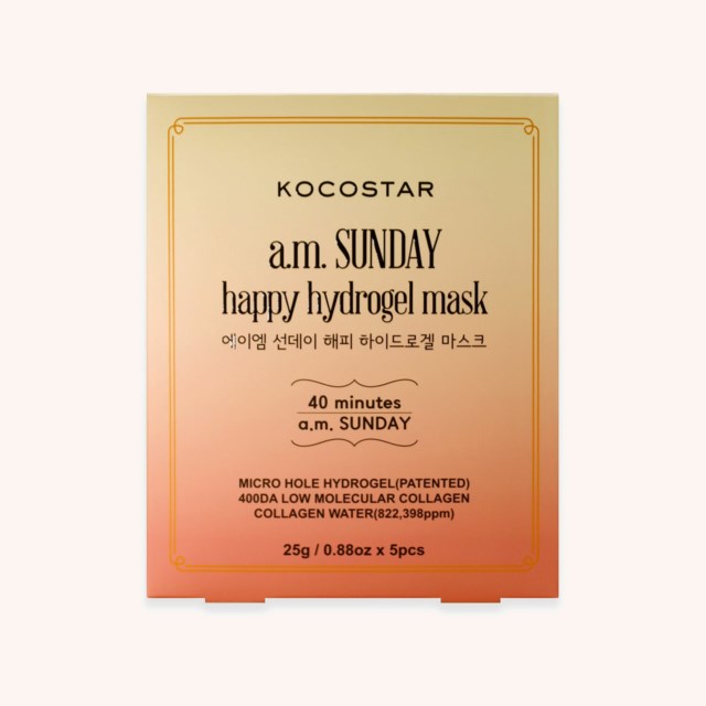 A.M. Sunday Happy Hydrogel Mask 5 pcs